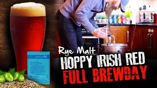 Hoppy Irish Red Ale Grainfather Brewday [upl. by Suertemed257]