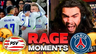 Best PSGINT Rage Moments  PSG vs PSV UEFA Champions League [upl. by Alat]