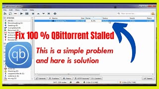 How to Resolve QBittorrent Stalled Issues Utorrent Bittorrent amp Qbittorrent Stalled Problem Fixed [upl. by Gnivri]