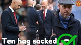 ERIK TEN HAG SACKED MANCHESTER UNITED MAKE SHOCKING DECISION AFTER DISASTROUS RUN [upl. by Sella]