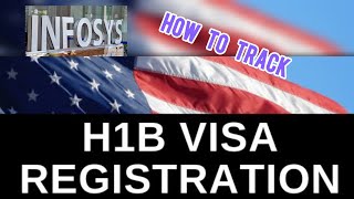 H1B status tracking  Track h1b cap registration infosys  Infosys H1B cap registration infosys [upl. by Rickart]