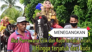 Menegangkan aksi rebana cilik dan kuda lincah hingga jatuh dari kuda [upl. by Singer]