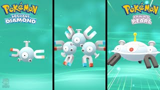 How to Find Magnemite Evolve into Magneton Then Magnezone in Brilliant Diamond amp Shining Pearl [upl. by Chamkis]