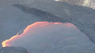 Crustal Overturning in Halema‘uma‘u Lava Lake [upl. by Ztnarf48]