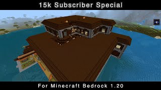 15k Subscriber Special  Seed For Minecraft Bedrock 120 [upl. by Elset492]