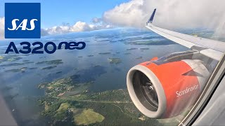 4K SAS Scandinavian A320NEO Economy Class 🇬🇧 London LHR  Stockholm ARN 🇸🇪 FULL FLIGHT REPORT [upl. by Nyltyak386]