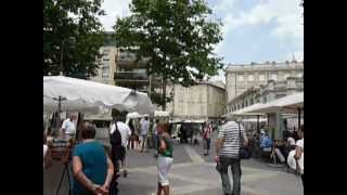 Carousel at Place de lHorloge Avignon France [upl. by Nnairak]