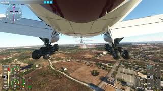 MSFS2020  BOEING 777300 ER landing in LERT ROTA Air Base  HD  High graphics [upl. by Aney]