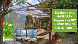 Magkano Ba Ang Gastos Sa Paggawa Ng Simpleng Hydroponics Greenhouse LETS PLANT LETTUCE [upl. by Yesak535]