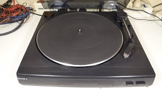 BANDEJA GIRADISCOS TORNAMESA TURNTABLE SONY PSLX56P MALAYSIA 1994 RESTAURACION P2 [upl. by Ebonee]