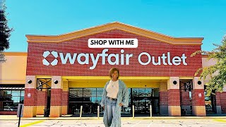 SHOP WITH ME WAYFAIR OUTLET homedecor discount furniture [upl. by Jadd]