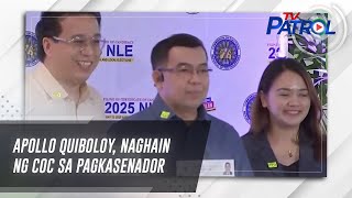 Apollo Quiboloy naghain ng COC sa pagkasenador  TV Patrol [upl. by Apicella]