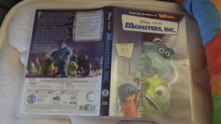 Opening and Closing To quotMonsters Incquot Walt Disney Home Entertainment United Kingdom 2002 [upl. by Norrab]