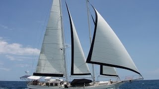 Herreshoff Staysail SchoonerVid2 For Sale The Yacht Brokerage [upl. by Eshman]