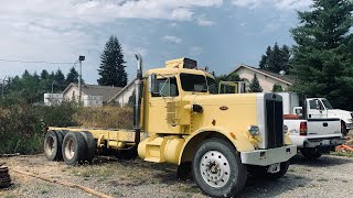 1971 Peterbilt 358a Cold Start 270 Cummins [upl. by Anirdna]