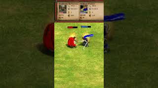 Frederick Barbarossa vs William Wallace AoE2 Shorts [upl. by Anidene]