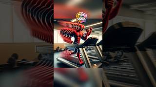 Obese Avengers at Gym😂🤣spiderman brawlstars marvel [upl. by Perretta172]