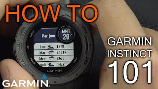 How to use Garmin Instinct User Guide 101 [upl. by Sally660]