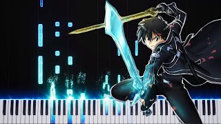 Sword Art Online Ed 2  Overfly Synthesia  Samijan Piano [upl. by Viens278]