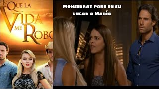 Monserrat pone en su lugar a María La mejor escena lo que la vida me robó [upl. by Newfeld]