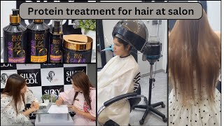 protein treatment for hair at salon [upl. by Cilegna814]