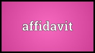 What Is an Affidavit of Residency [upl. by Dene]