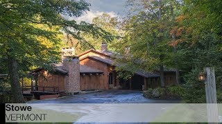 Video of 887 Spruce Peak Road  Stowe Vermont real estate amp homes by Judy Foregger [upl. by Grosvenor365]