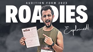 Roadies Audition Form 2023 [upl. by Stichter375]