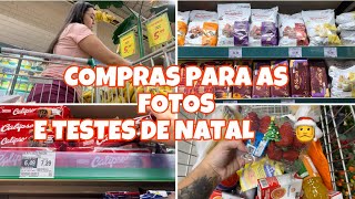 COMPRAS PARA OS TESTES E FOTOS DE NATAL 😱  ESTOU MEGA ATRASADA NO CARDÁPIO 🤯😢  Letícia Borgheti [upl. by Uehttam953]