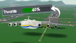 Can Planes takeoff at 40 THROTTLE PTFS [upl. by Sathrum]