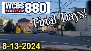 Recording the Final Days of WCBS880 News Radio final news driving nyc [upl. by Enayr]