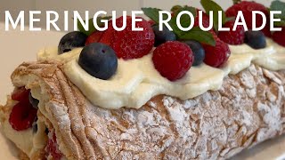 How to make Meringue Roulade [upl. by Diver]