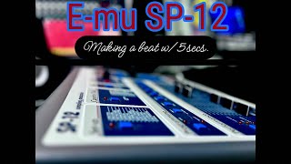 Emu SP12 Making a beat w5secs [upl. by Hallagan]