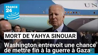 Mort de Yahya Sinouar  Washington entrevoit une chance de mettre fin à la guerre à Gaza [upl. by Vinni97]