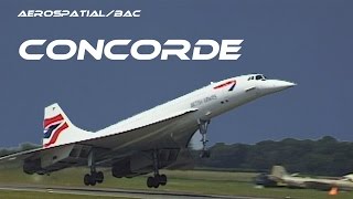 Concorde Take off and Landings at the Fairford Airshow 19971998 [upl. by Alica]