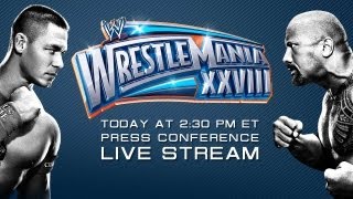 Watch the WrestleMania 28 Press Conference from Miami Florida Replay [upl. by Fiona]