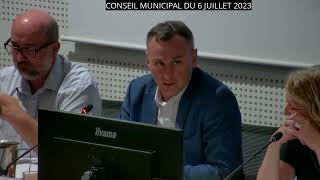 Conseil Municipal 6 juillet 2023 [upl. by Nadia467]