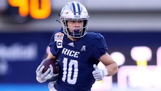 Luke McCaffrey 2023 Full Season Highlights  Rice WR  2024 NFL Draft Prospect [upl. by Philine]