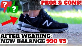 After Wearing NEW BALANCE 990 V5 Pros amp Cons Review [upl. by Sankey]