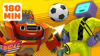 Robot Sports Blaze Monster Machine w AJ  Science Games for Kids  Blaze and the Monster Machines [upl. by Atilam958]