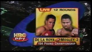 HBO Boxing Archives De La HoyaMosley II PreFight 2003 [upl. by Malinin542]