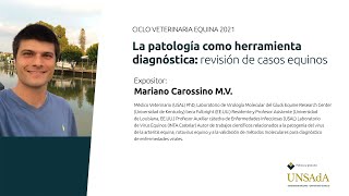 Ciclo Veterinaria Equina 2021La patología como herramienta diagnóstica revisión de casos equinos [upl. by Adella]