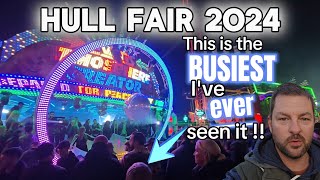 Hull fair 2024  OFFICIALLY THE BUSIEST NIGHT EVER [upl. by Nilesoy174]