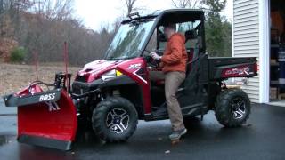 2016 Polaris Ranger w Boss Plow [upl. by Buseck]