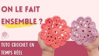 TUTO Crochet facile pour débutant  granny soustasse ou sous verre [upl. by Bala]