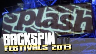 splash 2013 Sonntag Casper Megaloh Prinz Pi Muso Falk uvm  BACKSPIN TV 528 [upl. by Emelin]