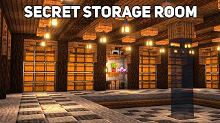 Minecraft Underground Storage Room Tutorial how to build 119 [upl. by Brocky]