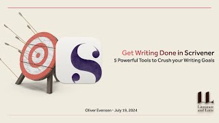 2024 Scrivener Tutorial Get Writing Done in Scrivener 5 Powerful Tools to Crush your Writing Goals [upl. by Airamat250]