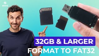 5 WAYS  How to Format SD Card to FAT32 Any Size  Convert NTFS to FAT32 without Data Loss [upl. by Enaek]