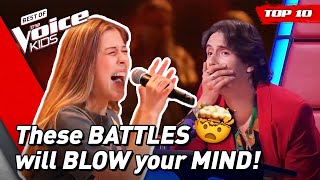 BEST BATTLES of 2022 on The Voice Kids 🤩  Top 10 [upl. by Anivel]